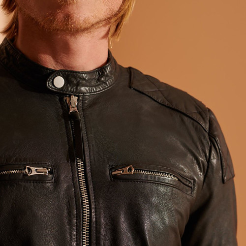 Superdry Ανδρικό δερμάτινο jacket